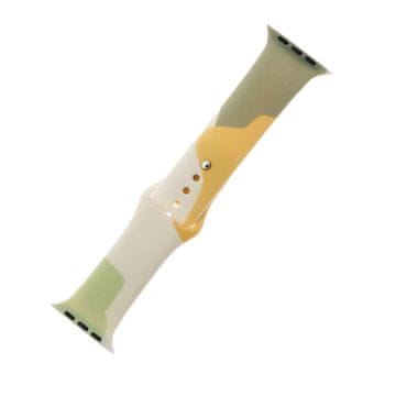 HURTEL Silikonski pašček Moro za Apple Watch 42/44/45/49 mm - Vzor 6