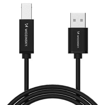 WOZINSKY Wozinsky WKDDY4S USB-B na USB-A 1m kabel (480Mb/s) - Črna
