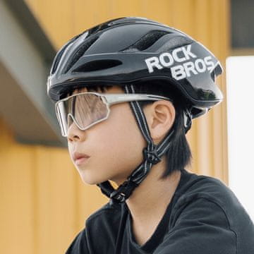 ROCKBROS Kolesarska čelada Rockbros TS-42, lahka, 58-62 cm, črna