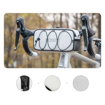 ROCKBROS Rockbros TL001 ROAD TO SKY 1.9L vodotesna torba za krmilo - bela