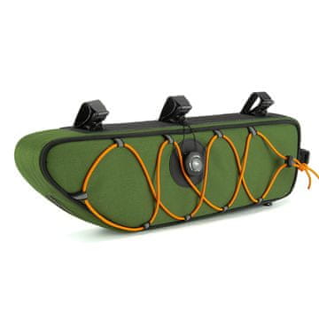 ROCKBROS Rockbros TL003 ROAD TO SKY okvirna torba za kolo, vodoodporna, 2 l - zelena