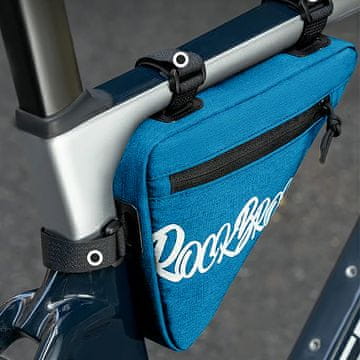 ROCKBROS Rockbros G001 trikotna torba za okvir 0,8L - modra
