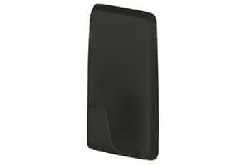 Tesa Lepilni kavelj Adhesive hook, rectangular, large, black, Powerstrips