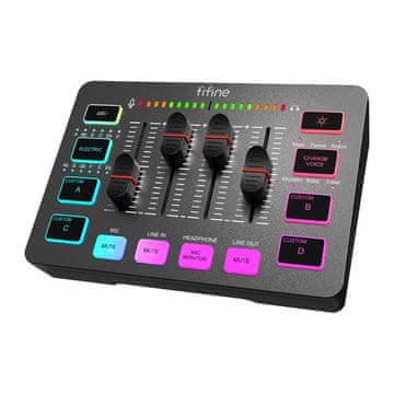 Fifine Fifine SC3 audio mixer (black)
