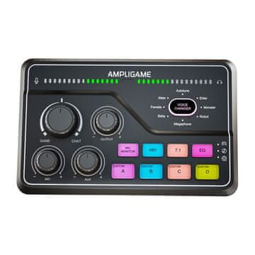 Fifine Fifine SC8 RGB gaming mixer (black)