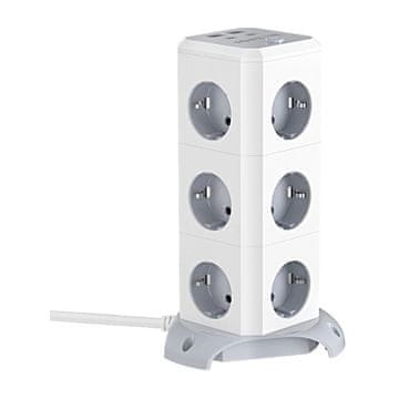 Blitzwolf  BW-EC3 vertikalni razdelilec z 12 vtičnicami