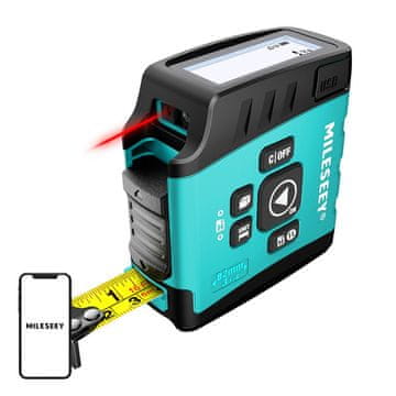 MiLESEEY  DT20 Laserski Merilnik Razdalje z 40m Merilni Trak