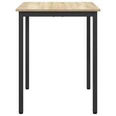 Vidaxl Jedilne mize 60 x 60 x 75 cm Inženirski les Sonoma hrast