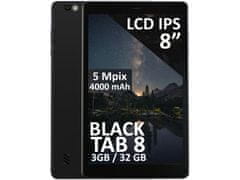 Blow BLOW BlackTAB8 tablica 8" 3/32GB 4G LTE, črna