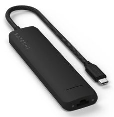 Satechi Satechi ST-P7SK vmesniški hub USB Type-C 10000 Mbit/s, črn