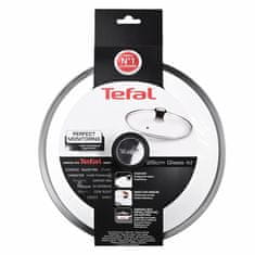 Tefal Pokrov za tefal posodo Okrogel 26 cm, Nerjaveče jeklo, Prozoren