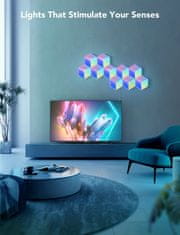 Govee Govee Glide Hexa Pro pametna stenska LED svetila, RGBIC, Wi-Fi/Bluetooth
