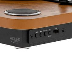 Adler ADLER AD 1914e gramofon črn, 33/45/78 RPM