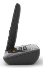 Gigaset Gigaset AS690A Analog/DECT telefon s ID klicatelja Črna