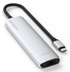 Satechi Satechi USB-C 7-v-1 Slim Multi Port Adapter Srebrn