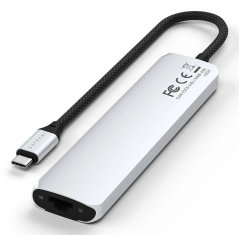 Satechi Satechi USB-C 7-v-1 Slim Multi Port Adapter Srebrn