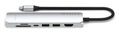 Satechi Satechi USB-C 7-v-1 Slim Multi Port Adapter Srebrn