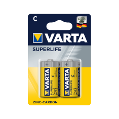 slomart Baterija Varta R14 SUPERLIFE 2 kos