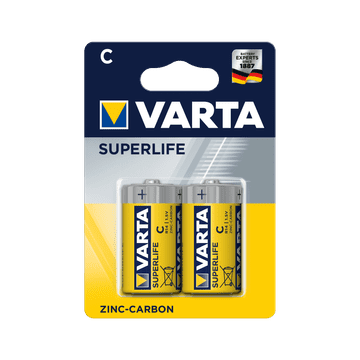 slomart Baterija Varta R14 SUPERLIFE 2 kos