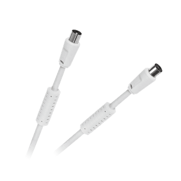 slomart Kabel TV-Video LP, bel, s filtri, 15m