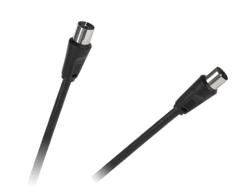 slomart Video kabel LP TV, črn, 1.8m