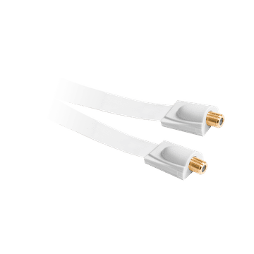 slomart LP F-F okenski koaksialni kabel, bel