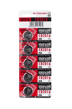slomart Baterija MAXELL CR2016, 5 kosov
