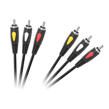 slomart Kabel 3RCA-3RCA 1m Cabletech Eco-Line (AV)