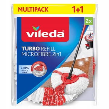 slomart Zamenljivi vložki za mop VILEDA Turbo 2v1, 2 kosa