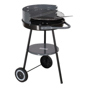 slomart Okrogli žar na kolesih premera 40 cm Master Grill MG912