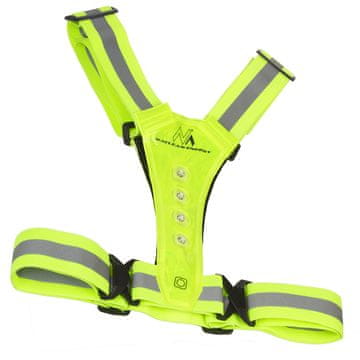 slomart LED odsevni telovnik Maclean MCE425 za tek/kolo, vodoodporen