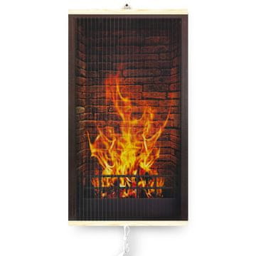 slomart TRIO 430W wzór 1 kominek infrardeči grelnik, 100x57cm