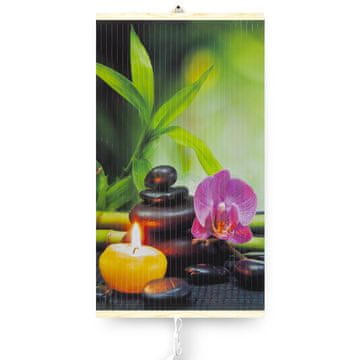 slomart TRIO infrardeči grelnik, gibljiv panel 430W, vzorec 'harmonia', 100x57cm z regulatorjem