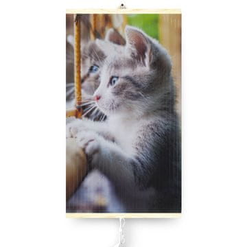 slomart TRIO 430W infrardeči grelni panel Maček 100x57cm z regulatorjem