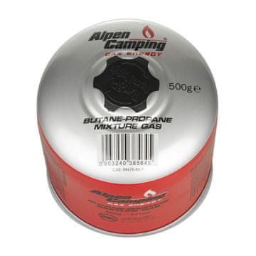 slomart Plinska kartuša Alpen Camping 500g, navoj 7/16", standard EN417