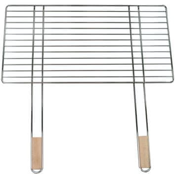 slomart Žar rešetka Master Grill, 58 x 30 cm, kromirano jeklo