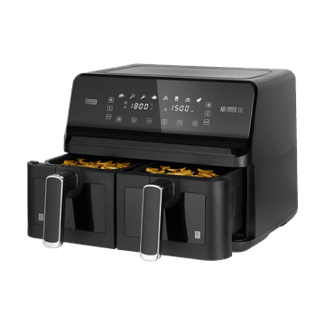 slomart Teesa AIR FRYER DUAL POT XXL friteza na vrući zrak 8L 2700W