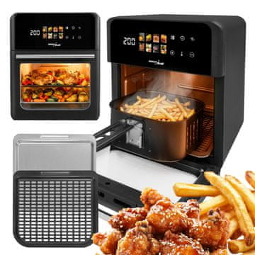 slomart GreenBlue GB950 friteza na vrući zrak 1800W, 10L, 8 programov