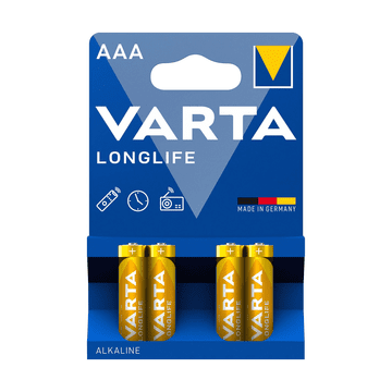 slomart Baterija Varta Longlife LR03 AAA, 4 kosi