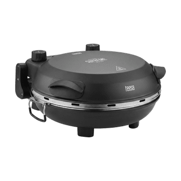 slomart Teesa SUPREME FUN pečica za pico, 1200W, 400°C, črna