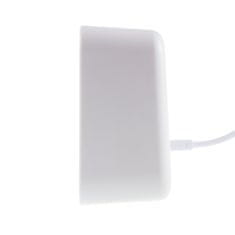 slomart Ura z alarmom in termometrom GreenBlue GB397, bela