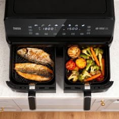 slomart Teesa AIR FRYER DUAL POT XXL friteza na vrući zrak 8L 2700W
