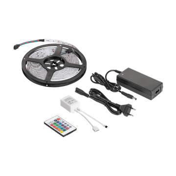 slomart LED svetlobni set: RGB trak (5m), kontroler, napajalnik