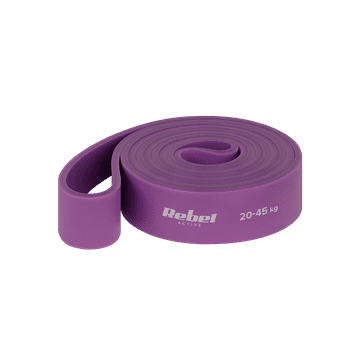 slomart Guma za vadbo REBEL ACTIVE Power Band PL-4, vijolična (20-45 kg)