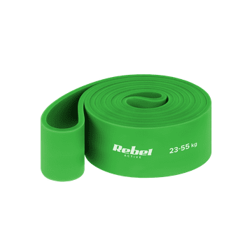 slomart Guma za vadbo TPE Rebel Active Power Band PT-5, zelena (23-55 kg)