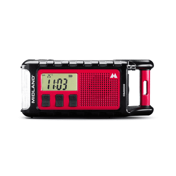 slomart Midland ER 300 Pro alarmno radio z 10000 mAh baterijo, ročnim polnilcem