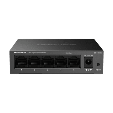 slomart Mercusys MS105GS, 5-portno Gigabitno (10/100/1000 Mbps) stikalo