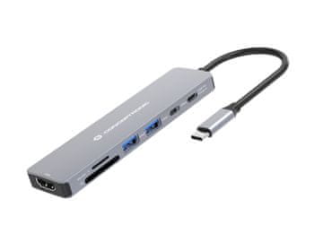 Conceptronic Conceptronic DONN28G 7-v-1 USB 3.2 Gen 1 Docking Station, HDMI 4K60Hz