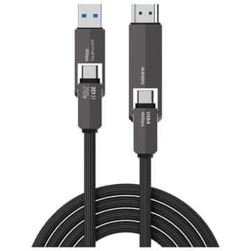 4smarts 4SMARTS HDMI USB4 KABEL ZA TELEFON 240 W 1,5 M HITRIČNI ADAPTER