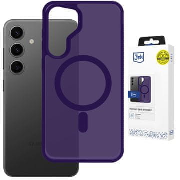 3MK Ovitek za Samsung Galaxy S24 - , siv, vijoličen